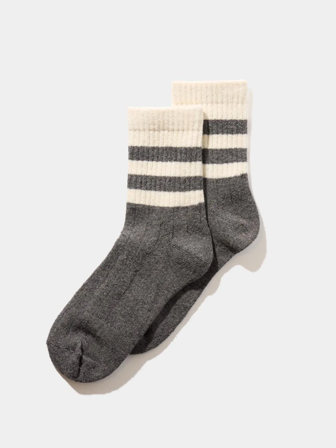 Striped Cuff Quarter Socks