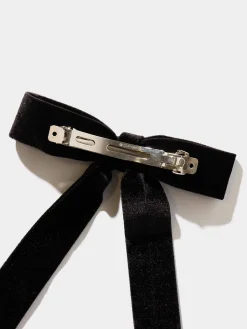 Velvet Bow Hair Clip