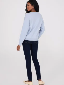 V-Neck Knit Cardigan