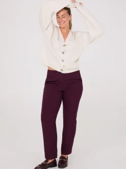 V-Neck Knit Cardigan