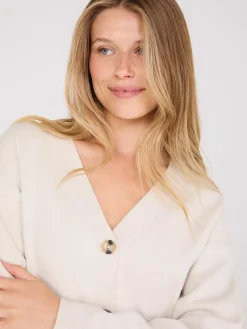 V-Neck Knit Cardigan
