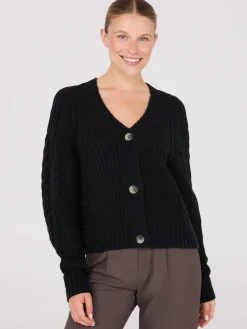 V-Neck Multi Cable Cardigan