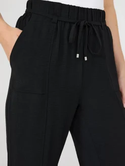 Wide-Leg Pants With Porkchop Pockets