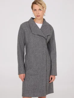 Wrap Collar Coat