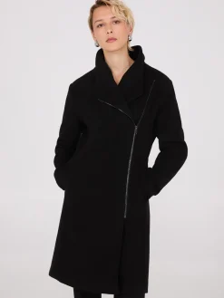 Wrap Collar Coat