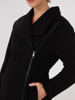 Wrap Collar Coat