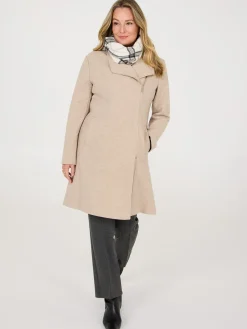 Wrap Collar Coat
