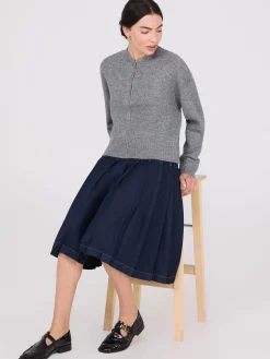Zip-Front Cardigan